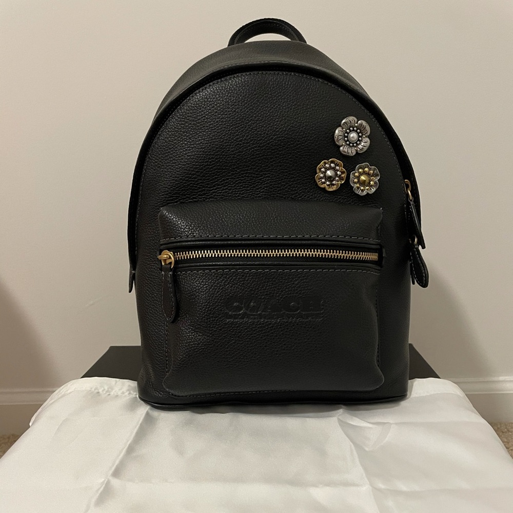 Coach Small Charter Backpack 24 Black